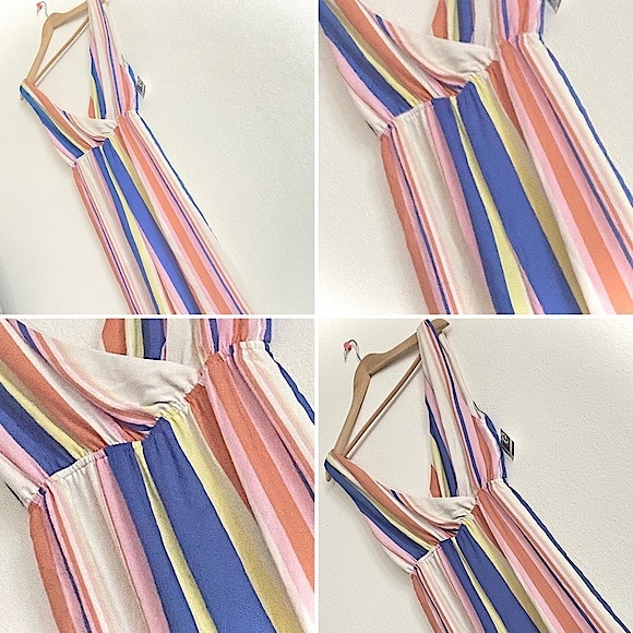 ✌🏼 #1311 Line & Dot Rory Stripe Cropped Jumpsuit - Picture 12 of 16